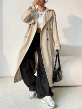Charger l\'image dans la visionneuse de la galerie, EZwear Double Breasted Belted Trench Coat