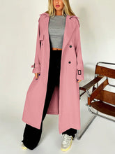 Charger l\'image dans la visionneuse de la galerie, EZwear Double Breasted Belted Trench Coat