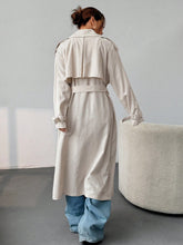 Charger l\'image dans la visionneuse de la galerie, EZwear Double Breasted Belted Trench Coat