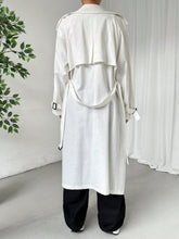Charger l\'image dans la visionneuse de la galerie, EZwear Double Breasted Belted Trench Coat