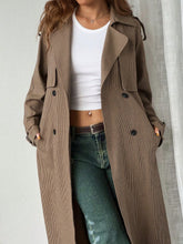 Charger l\'image dans la visionneuse de la galerie, EZwear Double Breasted Belted Trench Coat