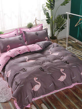 Charger l\'image dans la visionneuse de la galerie, Flamingos & Plant Print Sheet Set