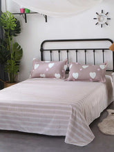 Charger l\'image dans la visionneuse de la galerie, Heart & Striped Print Sheet Set