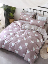 Charger l\'image dans la visionneuse de la galerie, Heart & Striped Print Sheet Set