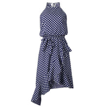 Charger l\'image dans la visionneuse de la galerie, Fashion Polka Dot Laced Irregular Dress