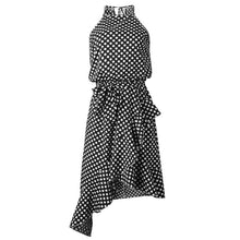 Charger l\'image dans la visionneuse de la galerie, Fashion Polka Dot Laced Irregular Dress