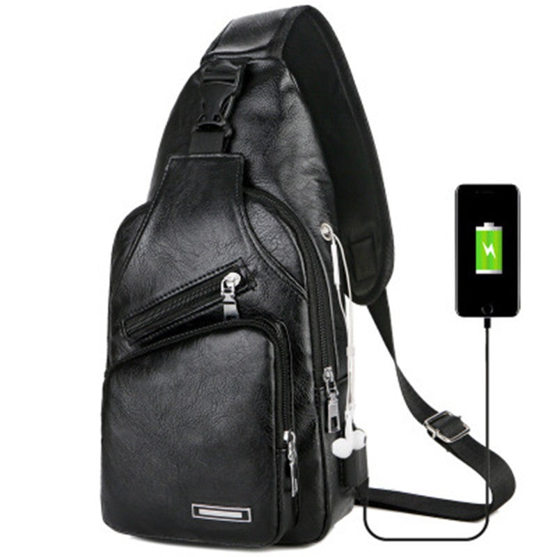 Portable charging casual messenger bag – ZiiShop