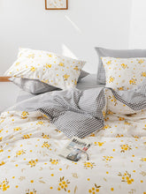 Charger l\'image dans la visionneuse de la galerie, Flower Print Bedding Set Without Filler