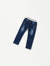 Load image into Gallery viewer, Toddler Boys Star Print Denim Pants