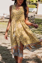 Charger l\'image dans la visionneuse de la galerie, Floral Boho Mixed Print Dress