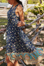 Charger l\'image dans la visionneuse de la galerie, Floral Boho Mixed Print Dress