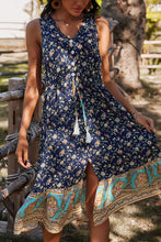 Charger l\'image dans la visionneuse de la galerie, Floral Boho Mixed Print Dress
