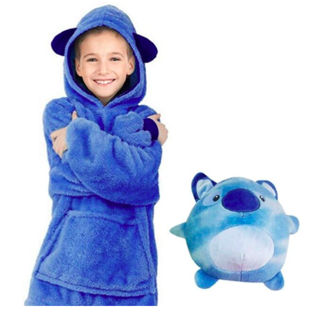 Huggle Pets Hoodie Dog Hoodie HUGGLE PETS AWESOME Blue ANMAL HOODE