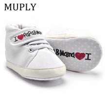 Load image into Gallery viewer, 0-18M Baby Mocassins Infant Toddler Baby Boys Girls Print Letter