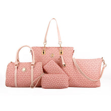 Load image into Gallery viewer, Women's Tote / Clutch / Shoulder Messenger Bag Bag Sets PU(Polyurethane) Solid Colored 4 Pieces Purse Set Brown / Blue / Pink