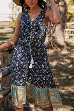 Charger l\'image dans la visionneuse de la galerie, Floral Boho Mixed Print Dress