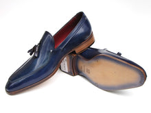 Load image into Gallery viewer, Paul Parkman Men&#39;s Tassel Loafer Blue Leather (ID#083-BLU)