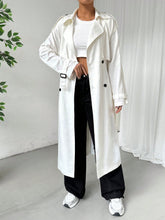 Load image into Gallery viewer, EZwear Double Breasted Belted Trench Coat