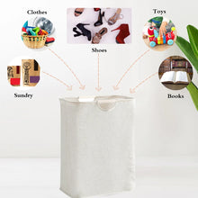 Charger l\&#39;image dans la visionneuse de la galerie, 1PC Capacity Storage Dirty Clothes Basket Fabric Laundry Basket Portable Storage