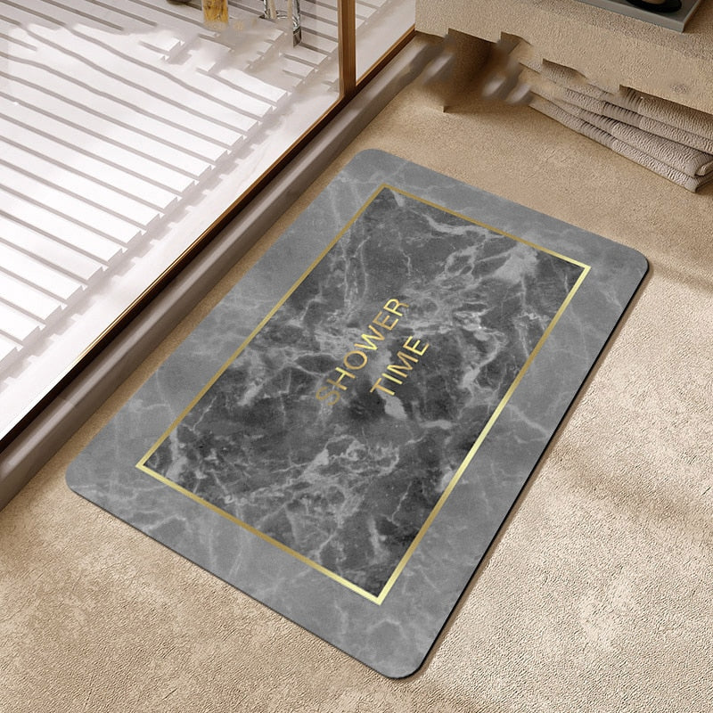 Bathroom Rugs Soft Diatomaceous Earth Floor Mat Super Absorbent