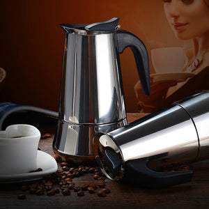 2/4/6/9/12 Cups Stainless Steel Italian Top Moka Espresso Cafeteira Expresso