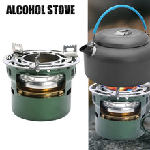 Load image into Gallery viewer, Camping Gear and Accessories Alcohol Stove Outdoor Furnace Portable
