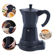 Charger l\&#39;image dans la visionneuse de la galerie, Espresso Maker Electric Coffee Maker Aluminium Mocha Pot Espresso