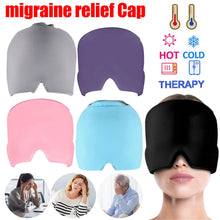 Load image into Gallery viewer, Relief Headgear Migraine Relief Cap Gel Ice Cap Cold Compress