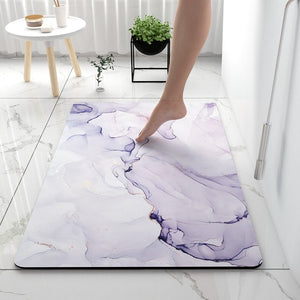 Bathroom Rugs Soft Diatomaceous Earth Floor Mat Super Absorbent