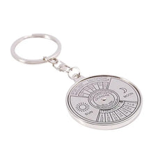 Charger l\'image dans la visionneuse de la galerie, Limited Stock-FF 10X Perpetual Calendar Keyring Keychain Unique Metal Key Chain Ring 50 Years New Hot