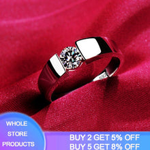 Charger l\&#39;image dans la visionneuse de la galerie, Never Fade Luxury Original Rings For Women Engagement Gift Proposal Jewelry Bride Wedding Bands Allergy Free (Sent Earrings)
