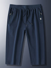 Charger l\&#39;image dans la visionneuse de la galerie, Summer Zip Pockets Sweatshorts Men Sportswear Breathable Cotton Workout Baggy