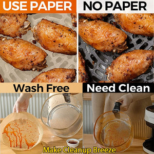 Air Fryer Disposable Paper Liner Non-Stick Oil-proof Parchment