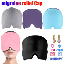 Load image into Gallery viewer, Relief Headgear Migraine Relief Cap Gel Ice Cap Cold Compress