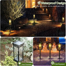 Load image into Gallery viewer, Solar Pathway Lights Solar Lights Outdoor Solar Powered Garden Lights for Walkway