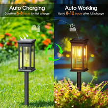 Load image into Gallery viewer, Solar Pathway Lights Solar Lights Outdoor Solar Powered Garden Lights for Walkway