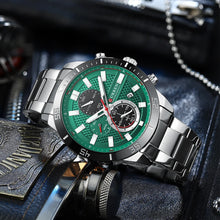 Charger l\'image dans la visionneuse de la galerie, CURREN Men's Fashion Sports Waterproof Stainless Steel Luminous Quartz Watch Classic Business Casual Date Watch reloj hombre