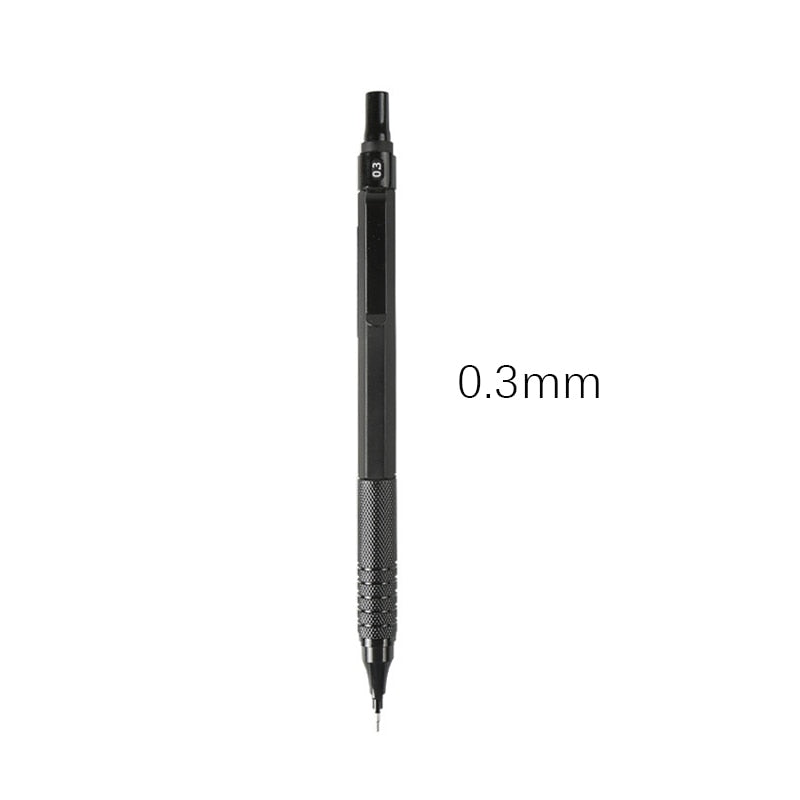 1Pc Mechanical Pencil 0.3/0.5/0.7/2.0mm Low Center of Gravity