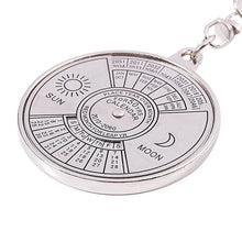 Charger l\'image dans la visionneuse de la galerie, Limited Stock-FF 10X Perpetual Calendar Keyring Keychain Unique Metal Key Chain Ring 50 Years New Hot