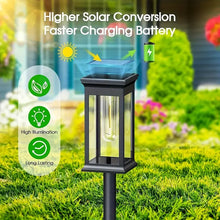 Load image into Gallery viewer, Solar Pathway Lights Solar Lights Outdoor Solar Powered Garden Lights for Walkway
