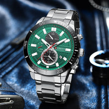 Charger l\'image dans la visionneuse de la galerie, CURREN Men's Fashion Sports Waterproof Stainless Steel Luminous Quartz Watch Classic Business Casual Date Watch reloj hombre