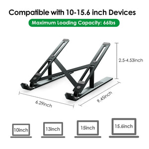 LICHEERS Laptop Holder for MacBook Air Pro Notebook Laptop Stand Br