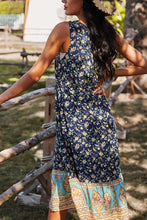 Load image into Gallery viewer, Floral Boho Mixed Print Dress