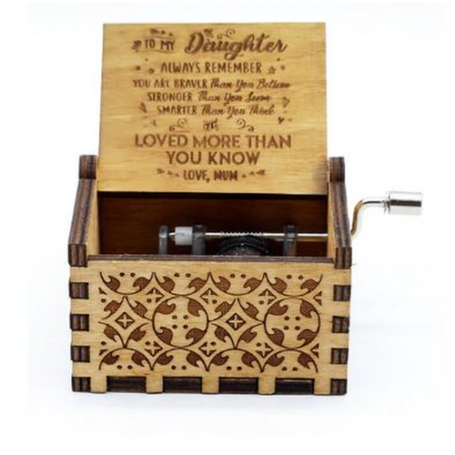 new handcranked music box LOVE MUM1