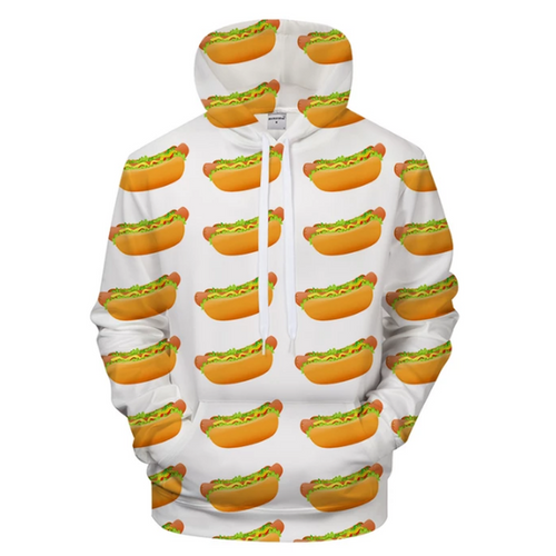 Hot Dogs 3D - Sweatshirt, Hoodie, Pullover