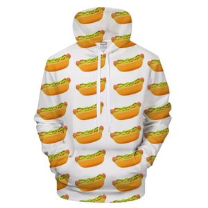 Hot Dogs 3D - Sweatshirt, Hoodie, Pullover