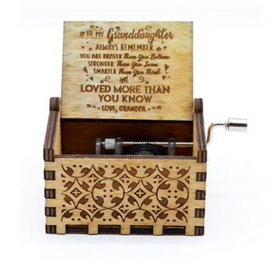 new handcranked music box LOVE GRANDPA