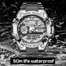 Load image into Gallery viewer, LIGE Digital Men Military Watch 50m Waterproof Wristwatch LED Quartz Clock Sport Watch Male Big Watches Men Relogios Masculino