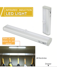 Load image into Gallery viewer, 10 LED Wireless Motion Sensing Light