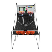 Charger l\&#39;image dans la visionneuse de la galerie, Basketball Machine Shooting Machine Indoor Basketball Arcade Game Double Electronic Basket Shooting 2 People With 4 Balls